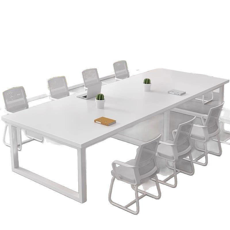 Conference table workstation office negotiation table bench desk office chair combination modern rectangular table business
