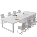 Conference table workstation office negotiation table bench desk office chair combination modern rectangular table business