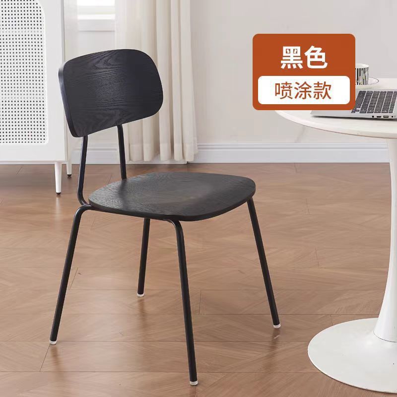 Dining chair Home Nordic medieval chair Modern Internet celebrity simple retro light luxury designer restaurant backrest stool