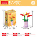 8814-3 flamingo flower 29pcs [gift box packaging]
