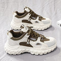Popular hot-selling men's shoes 2025 new spring versatile casual height-increasing white sports hong kong style dad ins trendy shoes