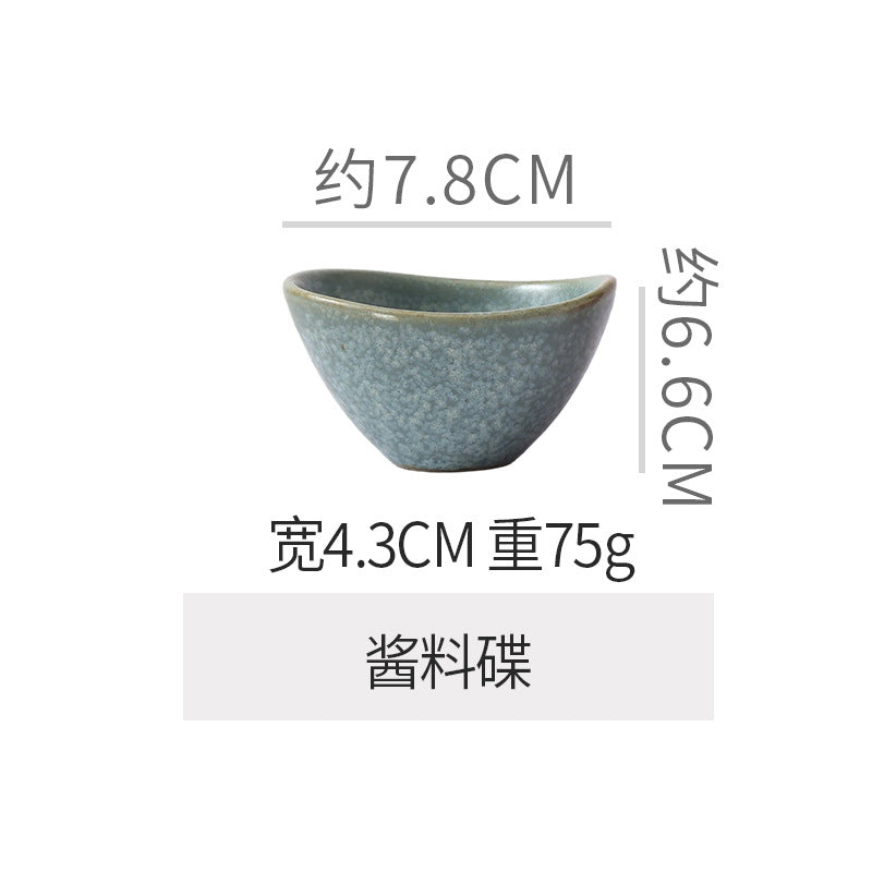Vintage & unique shaped ceramic dinnerware - stylish plates for restaurants & home use - creative fruit, salad, rice & noodle bowls