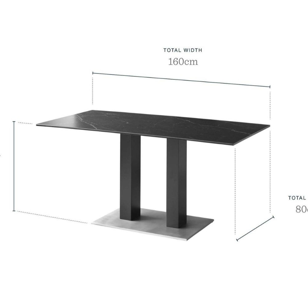 Amazon tempered glass dining table - modern minimalist chinese style chair set - premium luxury