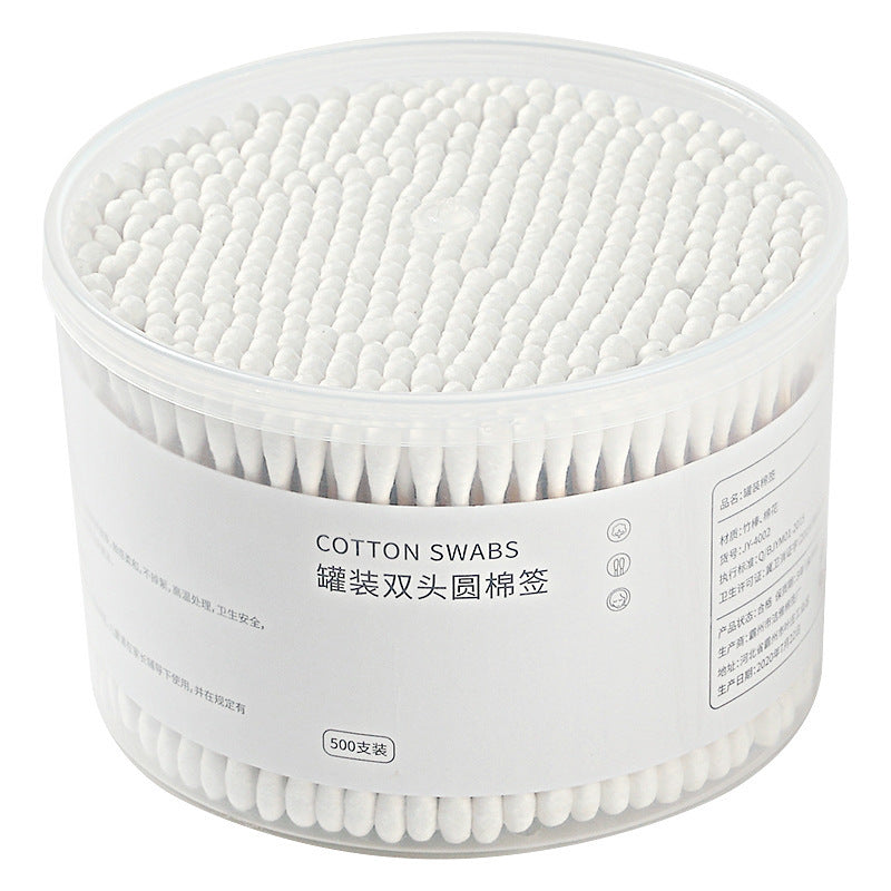 Disposable double-headed cotton swabs wholesale cosmetic cotton swabs dig earwax baby dig ears cleaning cotton swabs box