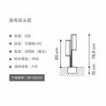 Outdoor waterproof garden in-ground lights, villa courtyard ambient floor lamps, park community landscape street lights, lawn lights