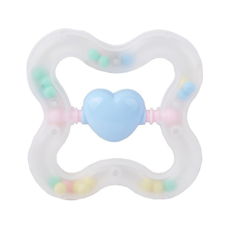 Cross-border baby hand rattle toy 0-1 years old newborn baby can gnaw teething glue baby bed bell pedal piano pendant