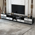 Six-drawer black cabinet model [ 1.2m black stone pattern ]