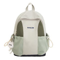 Schoolbag daily travel spring outing travel pure colorpatchwork kindergarten backpack abrasion resistantwaterproof lightweight backpack