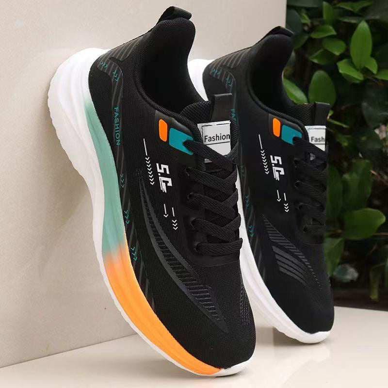 Men's shoes 2025 new spring collection: versatile soft-soled sneakers, ultra-lightweight casual, anti-slip, and durable men's running shoes