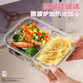 Pokémon glass lunch box - high borosilicate glass bowl - microwaveable food container - food storage container - bento box for students and office workers