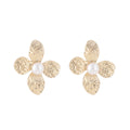Wholesale pearl stud earrings for women - european and american fashion, statement earrings with a high-end feel, geometric irregular flower and heart earrings for women