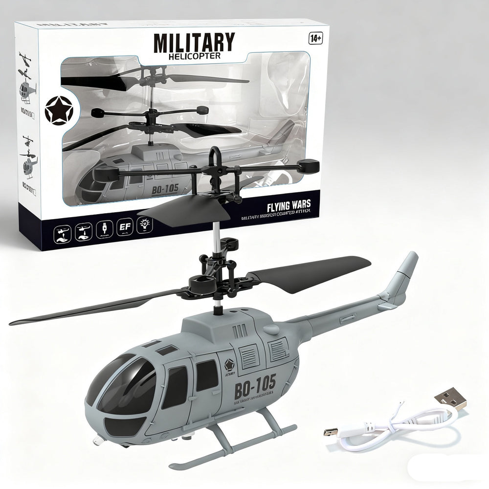 hot-selling remote control helicopter, kids' sensory aircraft, rechargeable, drop-resistant, hovering flight toy - wholesale