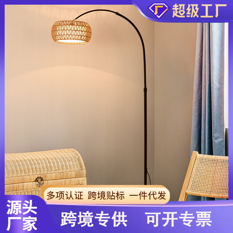 [Cross-border explosion] Floor lamp Modern simple living room sofa lamp Creative dimmable light saving reading desk lamp