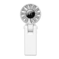 new arrival outdoor folding fan usbfor home desktop digital display fan portable handheld hanging neck small fan