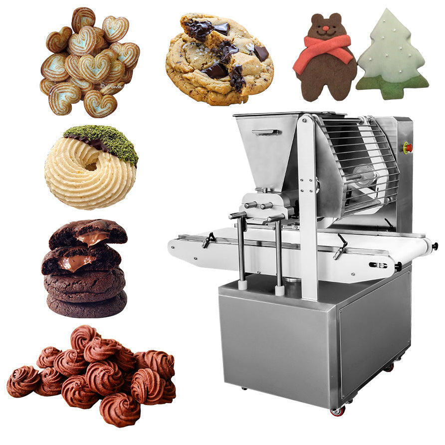 Fangrui fully automatic cookie machine biscuit forming machine cookie agent flower machine multifunctional pastry grouting machine food grade