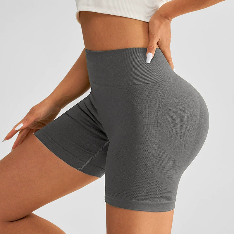 yoga wear sports three-quarter pants for women high waist belly control outwear elastic peach butt fitness yoga shorts summer