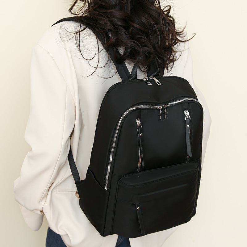 Backpack Women's 2024 New Women's Casual Backpack Large Capacity Versatile Travel Computer Bag Student School Bag