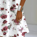 wholesale women's short-sleeved dresses, fashionable women's dresses for spring, summer, and autumn, new cross-border printed designs
