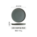 Kiln-turned-steak plate, creative western food plate, steak plate, commercial catering plate, for home ceramic dish plate