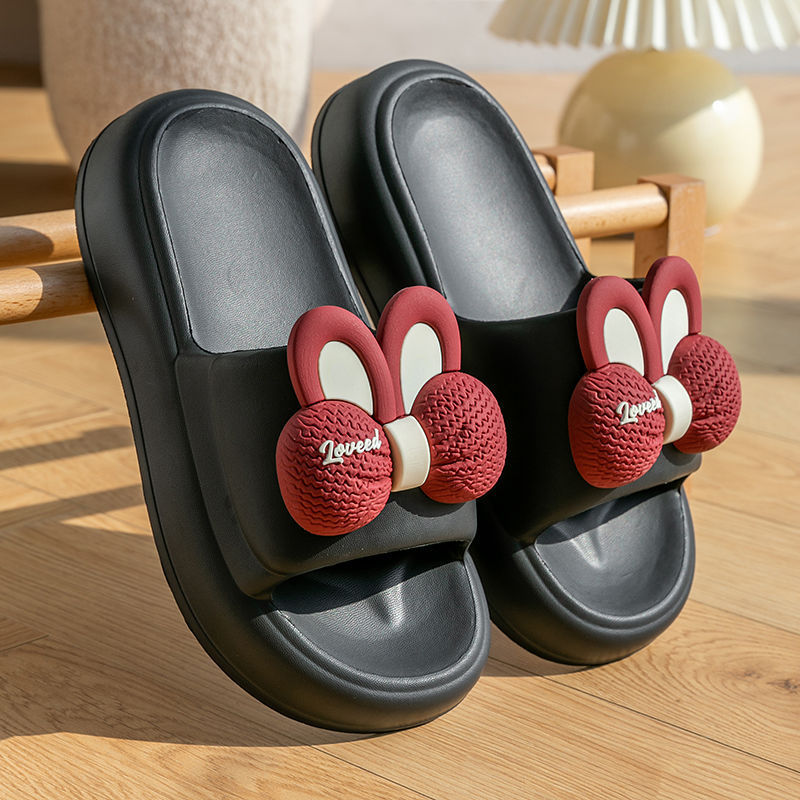 New arrival cartoon cute sandals for women 2026 popular home thick soleoutwear bathroom bath non-slip slippers wholesale