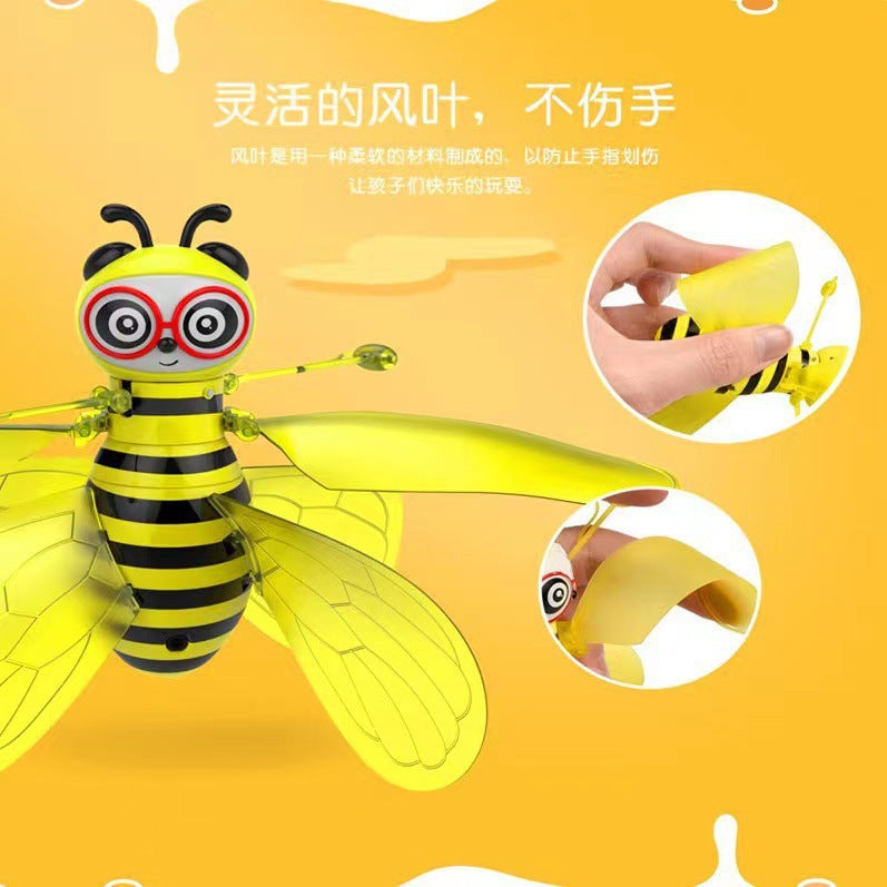 Hot selling feitian doll little bee sensor aircraft new and unique toys rechargeable smart suspension factory direct sales