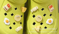 "biscuit" eva material 8cm green