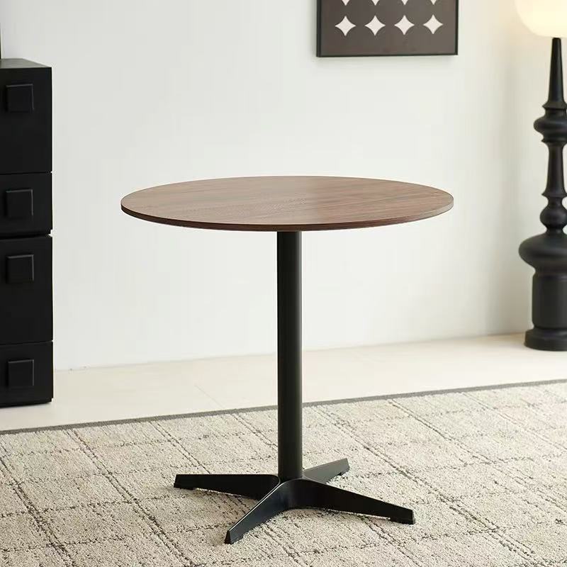 Minimalist particleboard dining table - perfect for cafes, bubble tea shops, small spaces, home use, balconies, outdoor dining, and business meetings