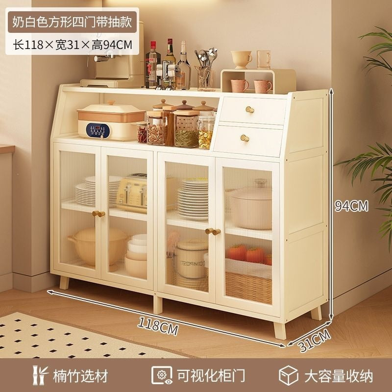 Entrance hall cabinet for home sideboard living room wall-mounted tea cabinet side cabinet multi-functional kitchenware storage rack