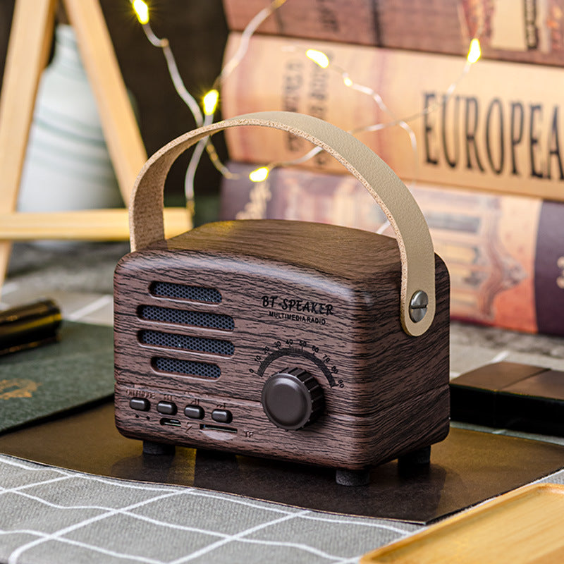 Wireless retro speaker outdoor portable bluetooth speaker little prince mini card radio ft-bt01plus