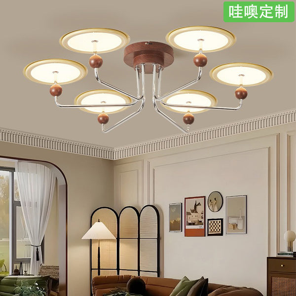 [Wow] New Chinese chandelier main light full spectrum eye protection medieval style restaurant lighting combination whole house package