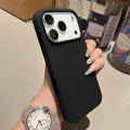 Suitable for apple 17pro large hole liquid skin feel mobile phone case all-inclusive ai button iphone16 anti-fall protective cover