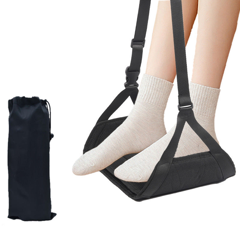 Travel footrest hammock desk hanging footrest outdoor footrest hammock portable airplane hammock high-speed rail seat footrest