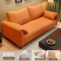 Sofa living room small apartment b&b rental room double three-seater ear lazy straight row fabric sofa new arrival