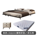 Bed + platinum 666 coconut palm mattress + bedside table * 1
