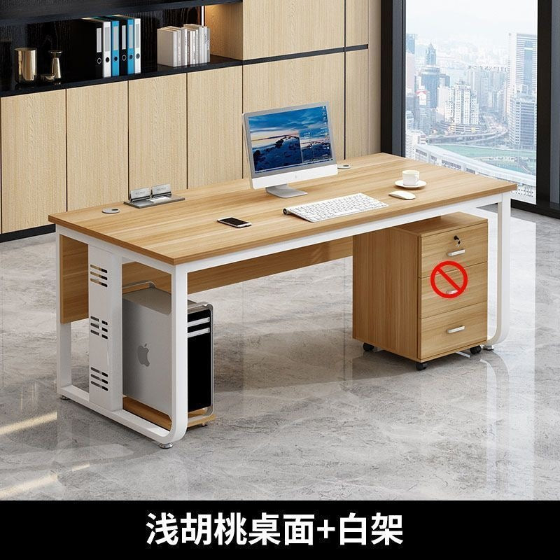 Office desk single computer desk casual modern office desk and chair combination for home small desk simple boss desk