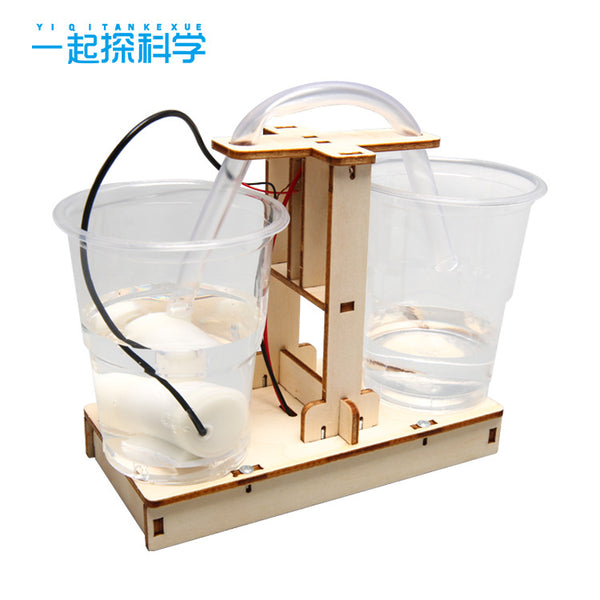 Science and technology small production invention science experiment set DIY children's handmade material package primary school students homemade water dispenser