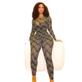 European and american cross-border women's fashion  autumn new collection: long sleeve crew neck printed maxi dress with sexy slim-fit leggings set