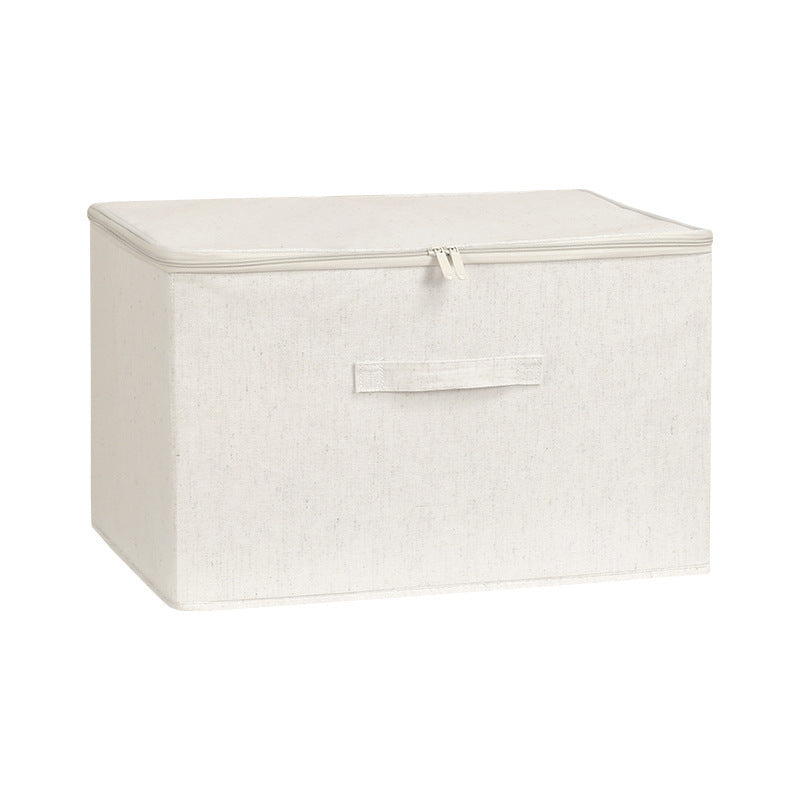 Washable clothing storage box Foldable large-capacity thickened fabric dustproof and moisture-proof upper cover quilt storage box