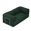 Retro fabric compression sofa small apartment living room chinese ancient style foldable double three-person dual-purpose modular lazy sofa bed