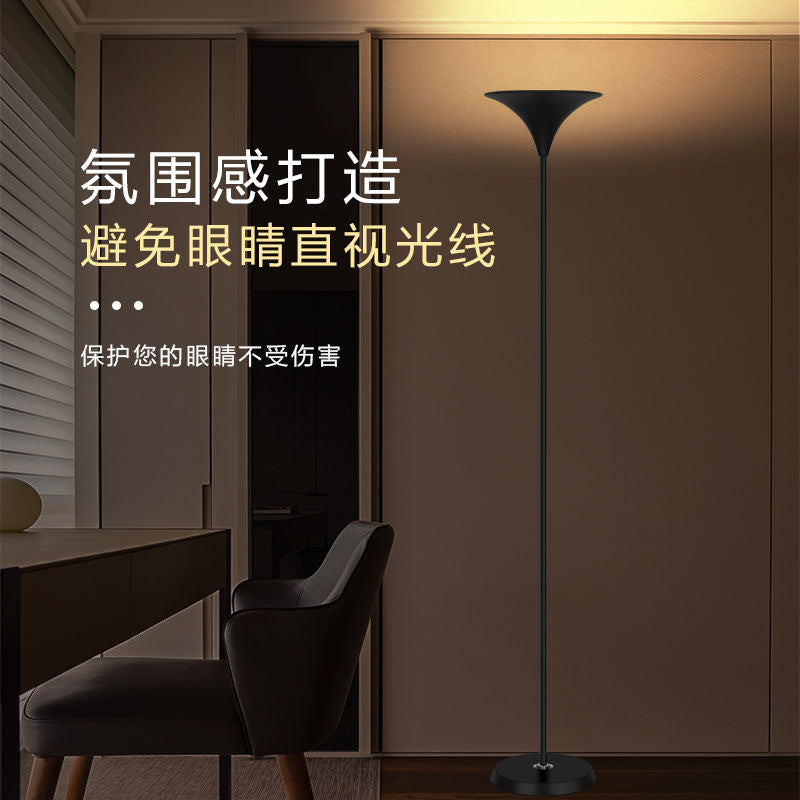 Creative upward floor lamp for export new chinoiserie bedside floor lamp