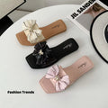 Export slippers k-style trendysummer one-line easiest for matchnew arrival beach soft bottom indoor fashioncouple women's sequin