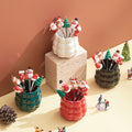 creative new year fruit fork suitfor home desktop ornaments high-looking ceramic fork spoon storage jar housewarming gift