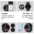 Dual-frequency gps smartwatch with altitude, barometric pressure, compass, bluetooth calling, heart rate, and blood oxygen monitoring – ideal for outdoor sports