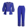 Aliexpress  style slim-fit office lady two-piece set: top and pants, european and american  foreign trade plus size women's clothing