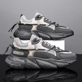 2025 new spring men's shoes: trendy chinese style, athletic, running, casual, versatile, odor-resistant, breathable, height-increasing, dad shoes, and instagram-worthy