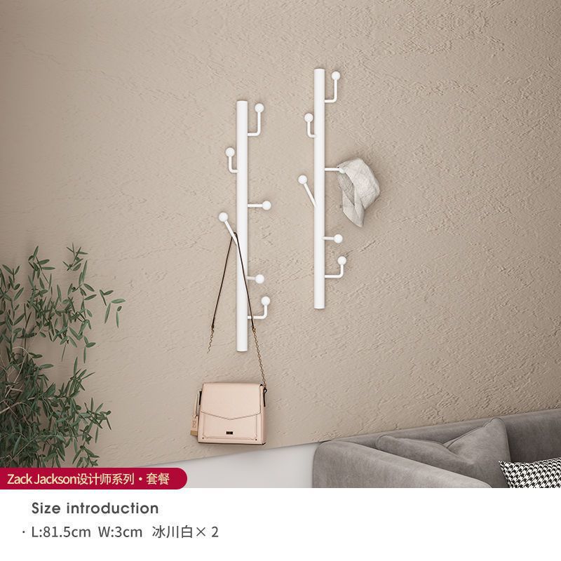 Wall-mounted coat rack, freestanding wall hanger, no-drill wall-mounted clothes rack, clothing store display rack