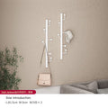 Wall-mounted coat rack, freestanding wall hanger, no-drill wall-mounted clothes rack, clothing store display rack