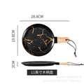 Ceramic marble plate with handle, restaurant special plate, pizza plate, popular steak plate, classy dinner plate