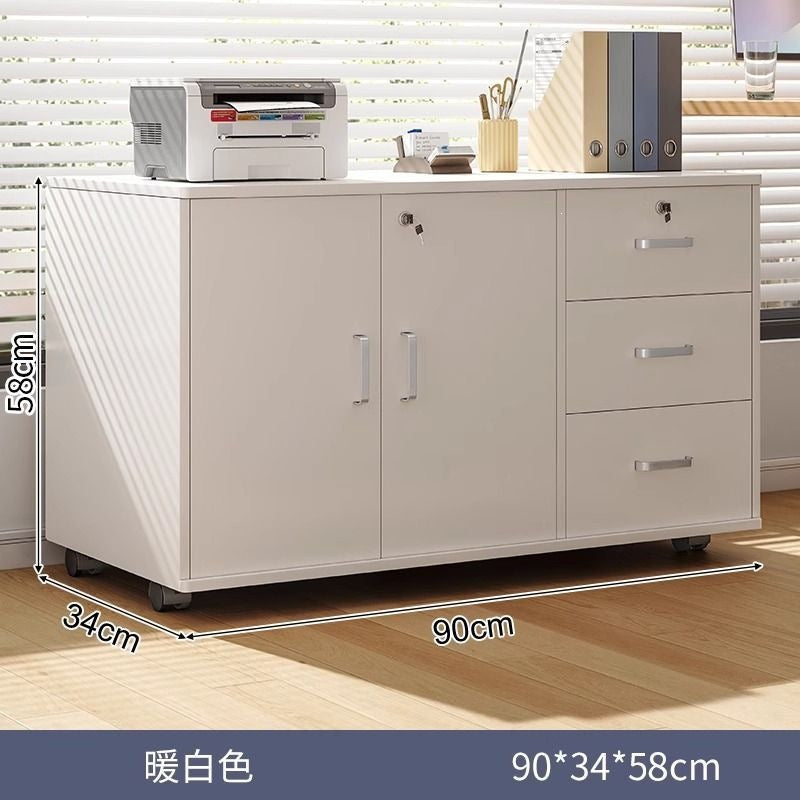 File cabinet table storage rack wooden side cabinet with lock storage cabinet storage cabinet office desk storage cabinet information cabinet