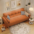 Foldable sofa bed cat claw leather new arrival sofa small apartment rental house sofa all-in-one dual-purpose foldable bed